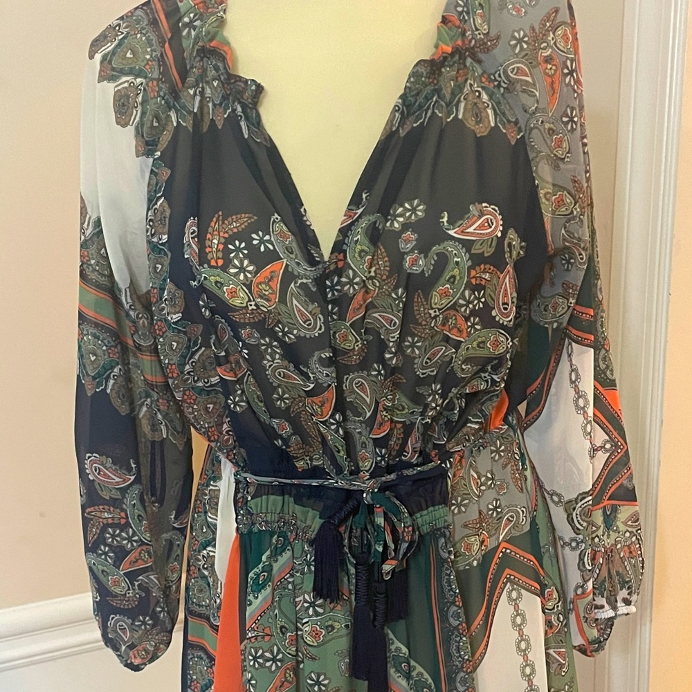Tommy Hilfiger Tassle Blousen Floral dress
